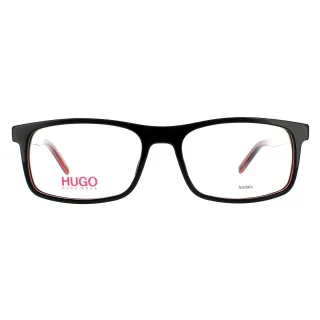 Hugo by Hugo Boss Montures de lunettes HG 1004 OIT 16 Noir Rouge Hommes
