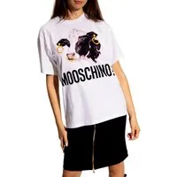 Moschino T-Shirt COUTURE " Mooschino Kuh Cow " Shirt Oversized Loose Boxy Tee New