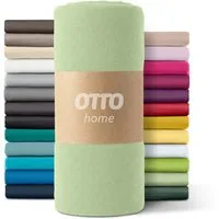 OTTO home Spannbettlaken PAPRIKA, Microfaser-Jersey, Gummizug: rundum, (1 Stück), Bettlaken Laken in zwei Qualitäten: Fleece & Jersey, schnelltrocknend