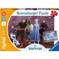 Ravensburger Puzzle tiptoi® Puzzle für kleine Entdecker: Disney Die Eiskönigin, 24 Puzzleteile, (2 x 24 Teile) Made in Europe