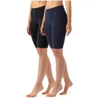 Merry Style Leggings 2 Pack Damen Kurze Leggings aus Viskose MS10-145 (2-tlg) elastischer Bund