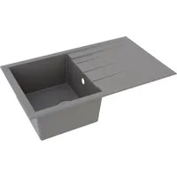 RESPEKTA Einbauspüle respekta Mineralite Einbauspüle 1 Becken Houston