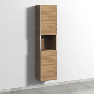 Sanipa 3way Hochschrank mit 2 Türen und 1 offenem Fach, Eiche-Kansas BR11759