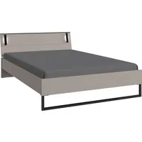 Wimex Futonbett Tilburg in verschiedenen Breiten erhältlich, inkl. LED Beleuchtung, Bett mit Metallkufe