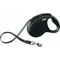 flexi Hundeleine Hundeleine New Classic 5m Schwarz Größe S, (Packung)