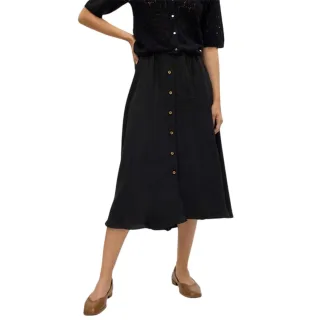 Vero Moda - "Laney" Midirock für Damen, A-Linie (Schwarz)