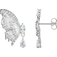 THOMAS SABO Paar Ohrstecker Butterfly Paradise Ohrstecker im Schmetterling-Design, mit Zirkonia (synth)