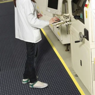 Skywalker HD™ ESD  463 Notrax Elektrostatische Entladungsmatten Schwarz | Größe: 91cm x 91cm