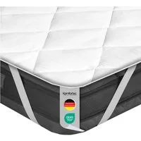 Matratzenauflage 500 g/m², 90x200, 120x200, 140x200, 160x200, 180x200 oder 200x200 cm Komfortec, 1&2 Stück Atmungsaktiv Matratzenschoner, Allergiker Matratzenschutz