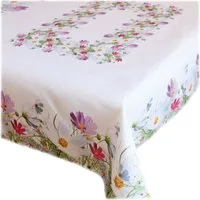 texpot Tischdecke Tischläufer Druckmotiv Blumen Frühling Sommer Tischdeko (1-tlg)