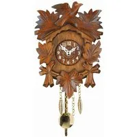 Selva Technik Wanduhr Kuckucksuhr Laubingen mit 12 Melodien und Kuckucksruf