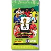 Panini Sammelkarte Panini WM 26 Karten Booster Pack ADRENALYN XL FIFA World Cup, inkl. 8 Trading Cards