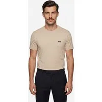 BOSS T-Shirt Rundhals, Jersey, kleines Logo, regular fit