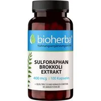 BIOHERBA R Bioherba Sulforaphan Brokkoli Extrakt 400 mcg 100 Kapseln Tropfen, 1 er