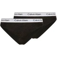Calvin Klein Underwear Brasilslip 2PK BIKINI (Packung, 2-St., 2er-Pack) mit Logobund