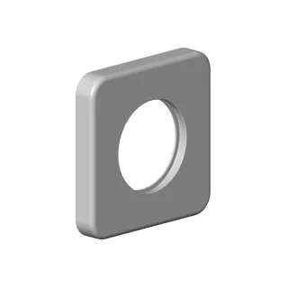 Dornbracht Rosette für UP-Ventil Ersatzteile 092796010 64 x 64 x 10 mm Schwarz matt 092796010-33