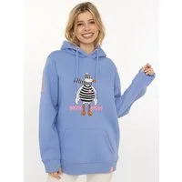 Zwillingsherz Hoodie "Moin Moin Möwe" mit nordischem Gruß, lustiger Möwe, Fronttasche