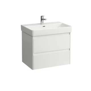 LAUFEN Waschtischunterschrank BASE 2.0 446x669x515 2 Schubl m. Griffmulde f.WT H810967 weiß glzd, H4 H4112921082611