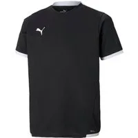 PUMA Fußballtrikot TEAMLIGA JERSEY JR Regular Fit, für Fußballtraining und Wettkampf, mit Mesh-Elementen