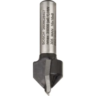 Bosch PRO V-Nutfräser, für Schriftzüge - 2608628407