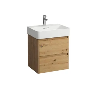 LAUFEN Waschtischunterschrank BASE 2.0 400x521x515 2 Schubl m. Griffmulde f.WT H810282 wildeiche, H4 H4113621082671