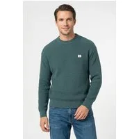 Calvin Klein Jeans Rundhalspullover LS EZ COTTON WAFFLE CRWNK SWTR 9 Rundhalsausschnitt, regular fit