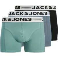Jack & Jones Boxer Sense Trunks (Packung, 3-St., 3er-Pack) Baumwollmischung, elastisches Bündchen