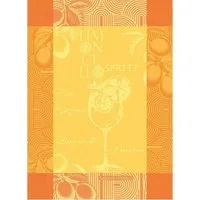 Garnier Thiebaut Geschirrtuch Geschirrtuch Limoncello Spritz Soleil 56x78 cm, (1-tlg., 1 x Geschirrtuch), jacquard-gewebt