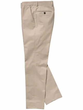 Mey & Edlich Herren Gentleman-Anzughose Beige 98 % Baumwolle (bio), 2 % Elasthan