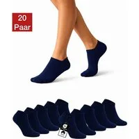 NERS Kurzsocken aus Baumwolle 10 Paar, Damen und Herren ohne Naht, mit Komfortbund (20-Paar, 10) Sneaker socken, Atmungsaktive, Ohne Gummidruck, Robust und Langlebig