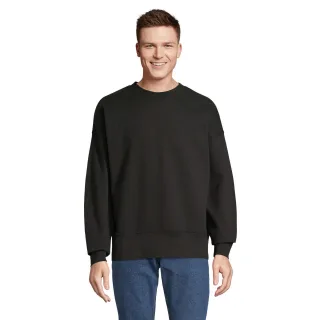 SOLS - "Authentic" Sweatshirt Rundhalsausschnitt für Herren/Damen Unisex (Schwarz)