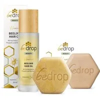 bedrop Haarpflege-Set Beelixir Hair Oil & fester Conditioner, Gelée Royale festes Shampoo, Geschenkset Haare, Ideal für die tägliche Haarpflege und -kur.