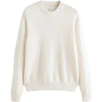 Next Kaschmirpullover Regular Fit Rundhalspullover Lambswool/Kaschmir (1-tlg)