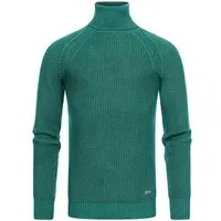 R-NEAL Rollkragenpullover Rollkragen Business Pullover Freizeit Grob-Strick Pulli Einfarbig