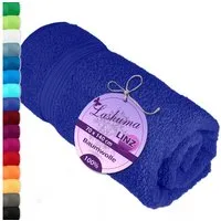 Lashuma Duschtuch - Badetuch Linz, Frottee (1-St), Herren Duschtuch 70x140 blau