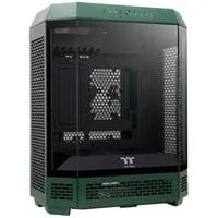 The Tower 600 , Tower-Gehäuse dunkelgrün, Tempered Glass x 3