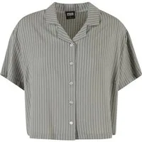URBAN CLASSICS Kurzarmshirt Urban Classics Damen Ladies Resort Shirt (1-tlg)