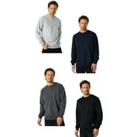 COMEOR Sweatshirt Herren Pullover bequeme Sweater (4-tlg) aus Baumwollmischung