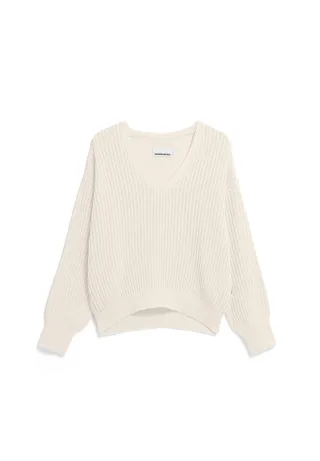 Armedangels - LINEN BLEND KNIT SWEATER - Gr. - XS