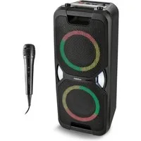 Medion® Partylautsprecher MEDION® LIFE® PE-1 Pure (MD400000) Bluetooth-Lautsprecher (Bluetooth 5.4, 25 W, Lichteffekte, Karaoke, Bluetooth, USB)