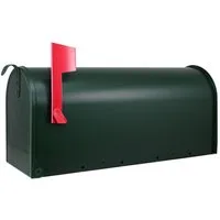 banjado Amerikanischer Briefkasten Mailbox (Amerikanischer Briefkasten, original aus Mississippi USA), 22 x 17 x 51 cm