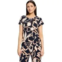 Betty Barclay Kurzarmshirt Damen mit Gummizug (1-tlg)