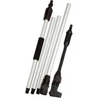 Metall-Verlängerung für Hochdruckschlauch schwarz/silber, für TC-HP / TE-HP