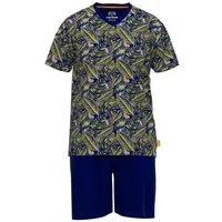 CECEBA Pyjama Herren Schlafanzug kurz modisch (2 tlg) Baumwolle