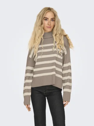 ONLY - ONLBARI L/S HIGHNECK KNT NOOS - Gr. - XL