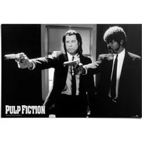 Reinders! Poster Pulp Fiction Schwarz/weiss, (1 St)