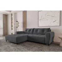 99rooms Ecksofa Massimo, Sofa L-Form, Eckcouch, mit Schlaffunktion,Rundumbezug, in Cordstoff POSO