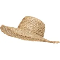 Caspar Strohhut HT022 großer Damen Sommerhut Sonnenhut mit breiter Krempe