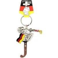 ELLUG Schlüsselanhänger Schlüsselanhänger H.: 11cm ABC Bierkrug/Adler/Deutschland-Fahne