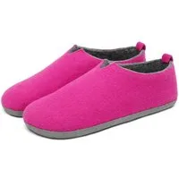 Home & Joy vegan & recycled Comfort Filz unisex Hausschuh (hohe Hüttenschuhe, Fußbett entnehmbar, weich & warm gefüttert, bequem) Pantoffeln Latschen Schlappen Slipper Pantoletten Winter rutschfest